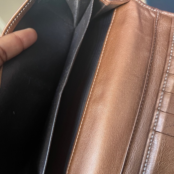 GUCCI Wallet long wallet Brown GG Leather Lovely heart 245723.0959 Authentic - Picture 8 of 16